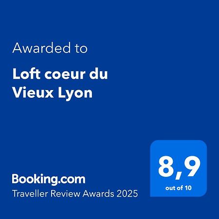 Loft Coeur Du Vieux Lyon Apartment ภายนอก รูปภาพ
